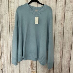 a new day Light Blue Crew Neck Sweater